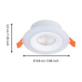Calonge RGB LED Downlight Set of 3 - White