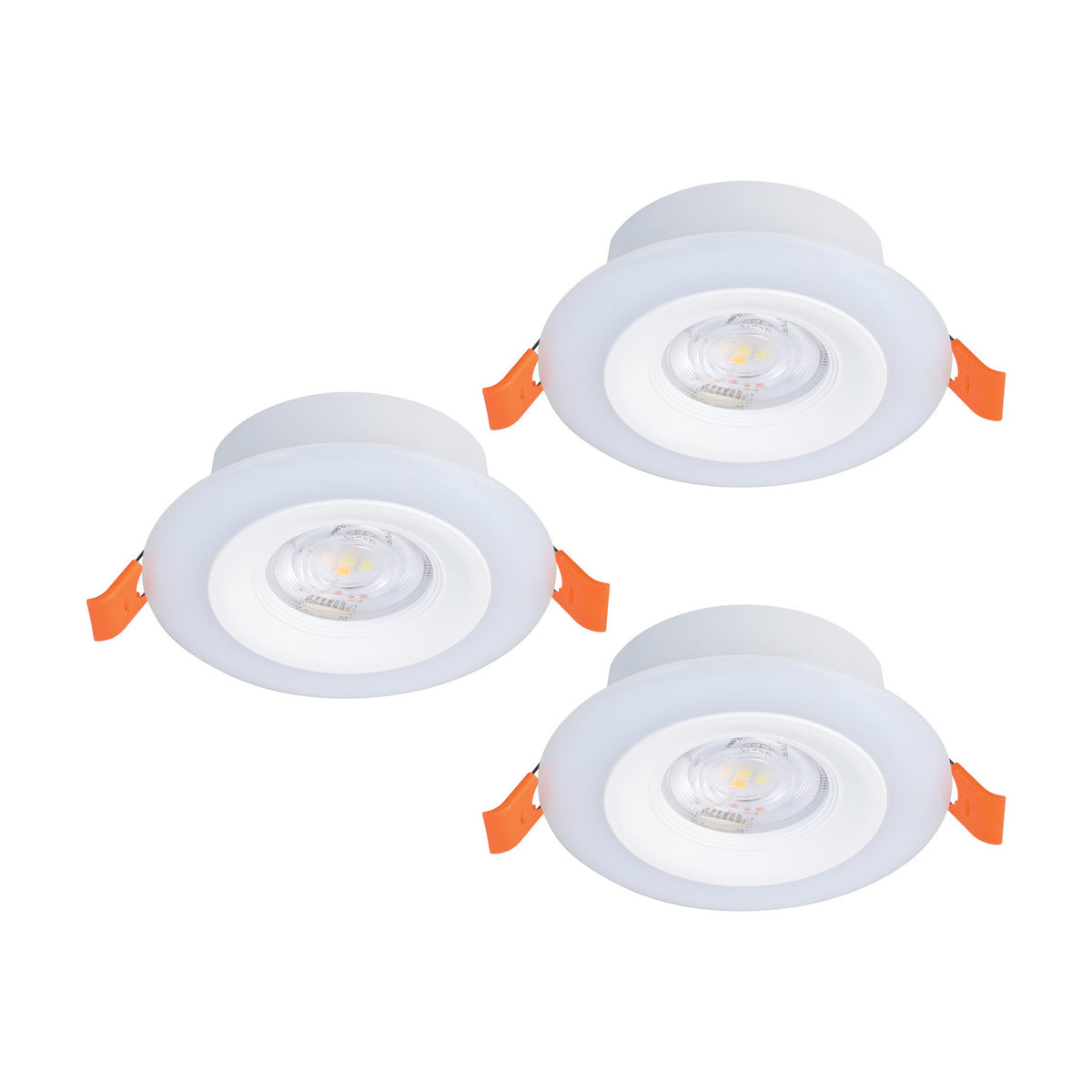 Calonge RGB LED Downlight Set of 3 - White