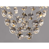 Camden 2 Light Mosaic Glass & Crystal Wall Light - Chrome