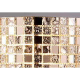 Camden 2 Light Mosaic Glass & Crystal Wall Light - Rose Gold