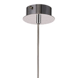 Camden 10cm 1 Light Mosaic Glass & Crystal Pendant Light - Chrome