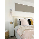 Camden 10cm 1 Light Mosaic Glass & Crystal Pendant Light - Chrome