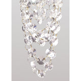 Camden 10cm 1 Light Mosaic Glass & Crystal Pendant Light - Rose Gold