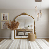 Camden 3 Light Mosaic Glass & Crystal Cluster Pendant Light - Rose Gold