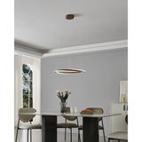 Camerota Round Pendant Light - Dark Bronze
