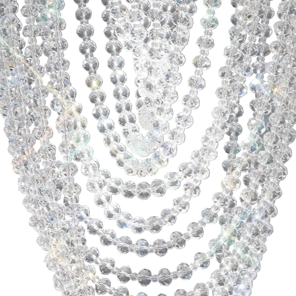 Camilla 1 Light Crystal Semi-Flush Ceiling Light – Polished Chrome