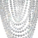 Camilla 1 Light Crystal Semi-Flush Ceiling Light – Polished Chrome