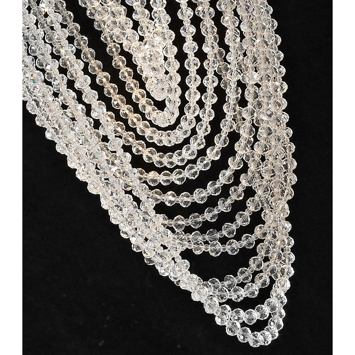 Camilla 1 Light Crystal Semi-Flush Ceiling Light – Polished Chrome