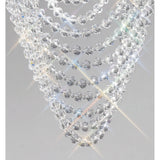 Camilla 1 Light Crystal Semi-Flush Ceiling Light – Polished Chrome