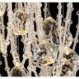 Camilla 7 Light Crystal Semi-Flush Ceiling Light – Polished Chrome