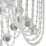 Camilla 7 Light Crystal Semi-Flush Ceiling Light – Polished Chrome