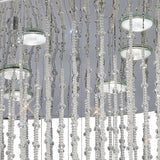 Camilla 10 Light Crystal Semi-Flush Ceiling Light – Polished Chrome