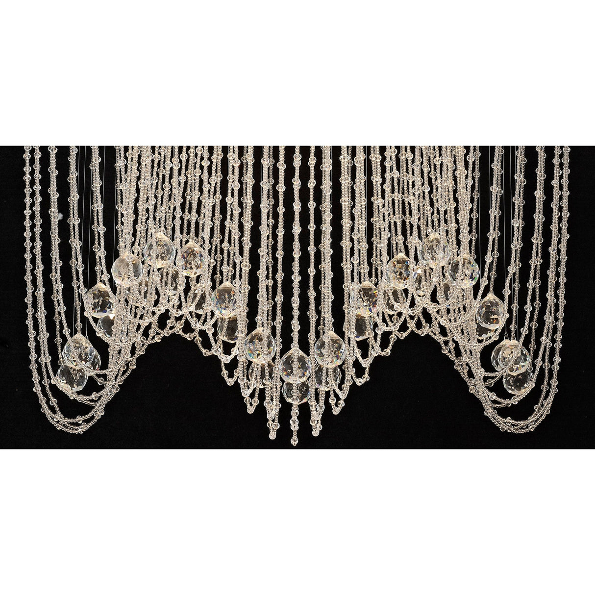 Camilla 10 Light Crystal Semi-Flush Ceiling Light – Polished Chrome