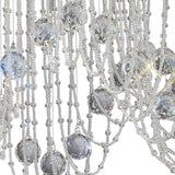 Camilla 10 Light Crystal Semi-Flush Ceiling Light – Polished Chrome