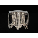 Camilla 10 Light Crystal Semi-Flush Ceiling Light – Polished Chrome