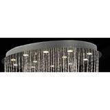 Camilla 12 Light Crystal Semi-Flush Ceiling Light – Polished Chrome
