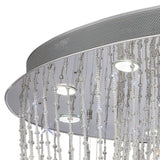 Camilla 12 Light Crystal Semi-Flush Ceiling Light – Polished Chrome