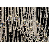 Camilla 12 Light Crystal Semi-Flush Ceiling Light – Polished Chrome