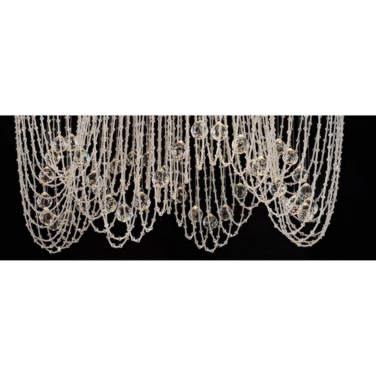 Camilla 12 Light Crystal Semi-Flush Ceiling Light – Polished Chrome