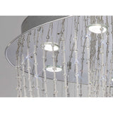 Camilla 12 Light Crystal Semi-Flush Ceiling Light – Polished Chrome