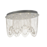 Camilla 12 Light Crystal Semi-Flush Ceiling Light – Polished Chrome