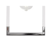 Canto Rectangle 1 Light Pendant Light - Polished Nickel