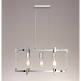 Canto 3 Light Linear Suspension Light - Polished Nickel