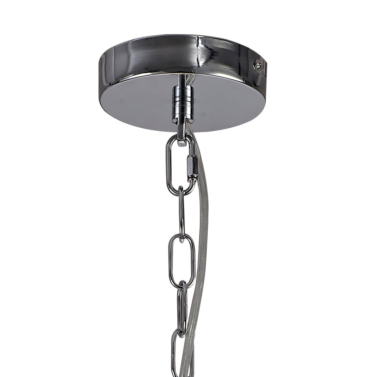 Canto 50cm 5 Light Chandelier - Polished Nickel