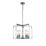 Canto 50cm 5 Light Chandelier - Polished Nickel