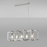 Canto 5 Light Linear Suspension Light - Polished Nickel