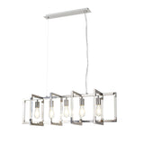 Canto 5 Light Linear Suspension Light - Polished Nickel