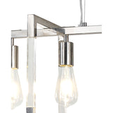 Canto 5 Light Linear Suspension Light - Polished Nickel