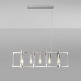 Canto 5 Light Linear Suspension Light - Polished Nickel