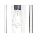 Canto Rectangle 1 Light Pendant Light - Graphite