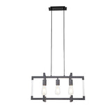 Canto 3 Light Linear Suspension Light - Graphite