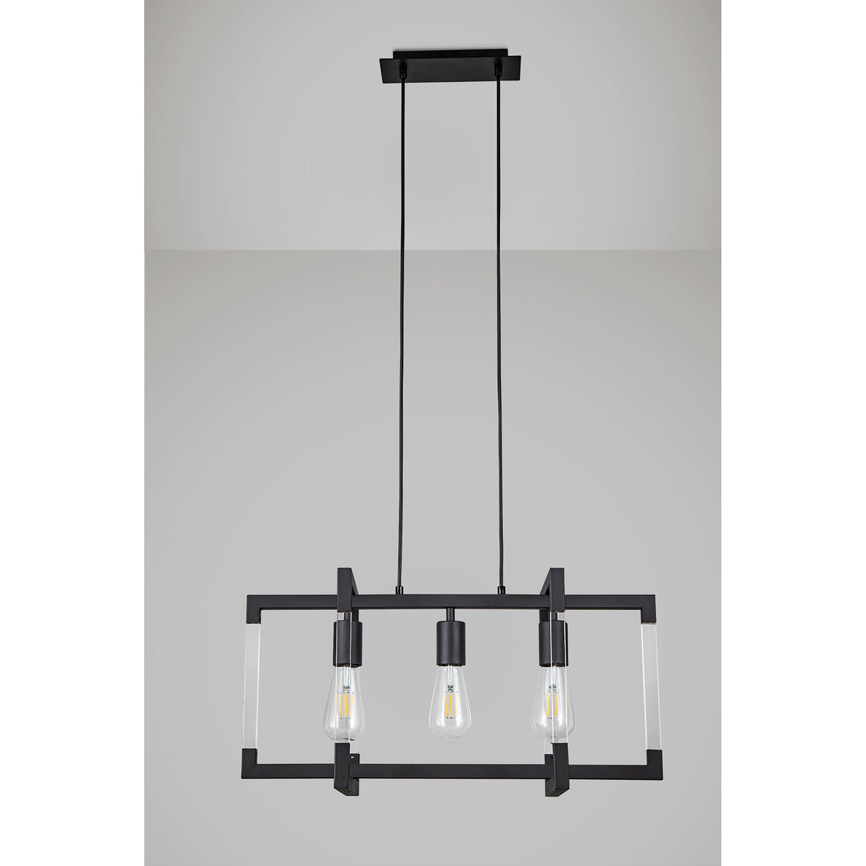 Canto 3 Light Linear Suspension Light - Graphite