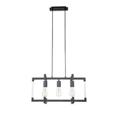 Canto 3 Light Linear Suspension Light - Graphite