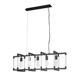 Canto 5 Light Linear Suspension Light - Graphite