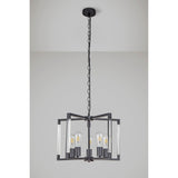 Canto 50cm 5 Light Chandelier - Graphite