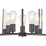 Canto 50cm 5 Light Chandelier - Graphite