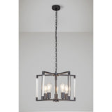 Canto 50cm 5 Light Chandelier - Graphite