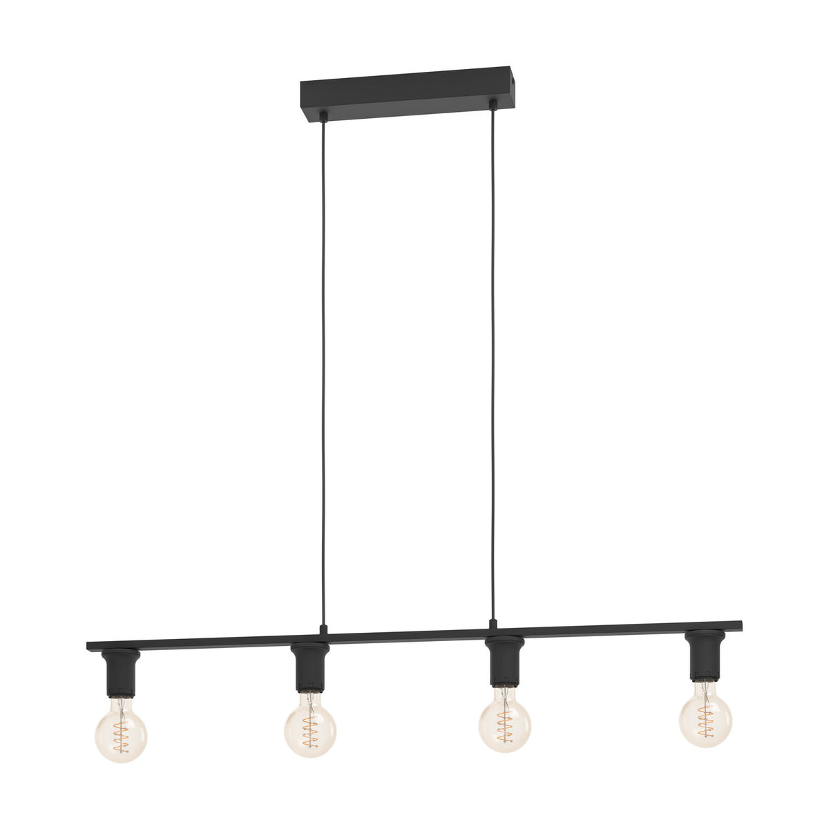 Capoliveri-E Linear Pendant Light - Black