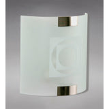 Caprice 1 Light Wall Light - Opal White