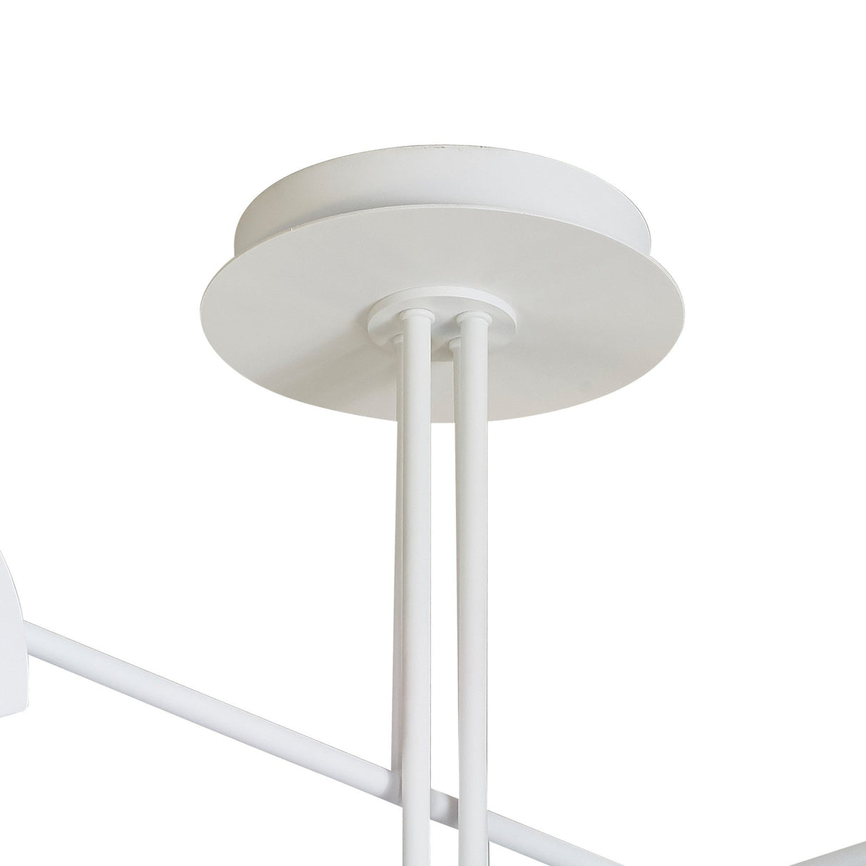 Capuccina 8 Light LED Semi-Flush Ceiling Light 61.5W 3000K – White