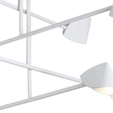 Capuccina 8 Light LED Semi-Flush Ceiling Light 61.5W 3000K – White