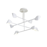 Capuccina 8 Light LED Semi-Flush Ceiling Light 61.5W 3000K – White