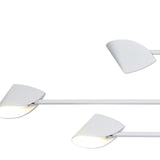 Capuccina 6 Light LED Linear Chandelier 45W 3000K - White