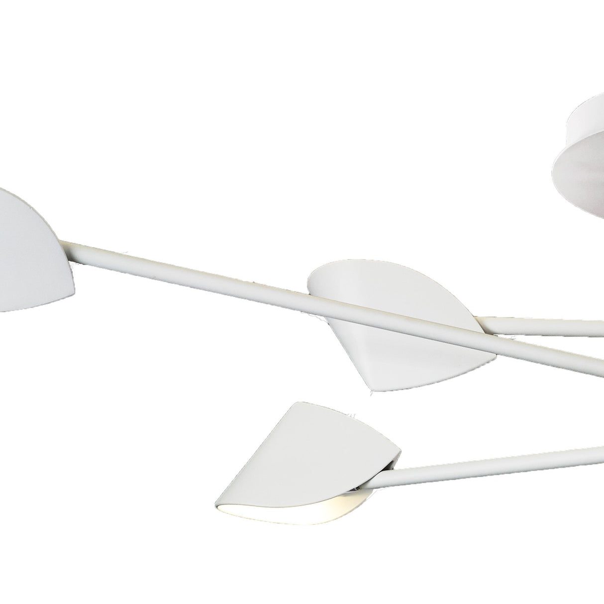 Capuccina Large LED Semi-Flush Ceiling Light 45W 3000K - White