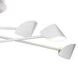Capuccina Large LED Semi-Flush Ceiling Light 45W 3000K - White