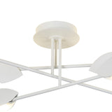 Capuccina Medium LED Semi-Flush Ceiling Light 45W 3000K - White